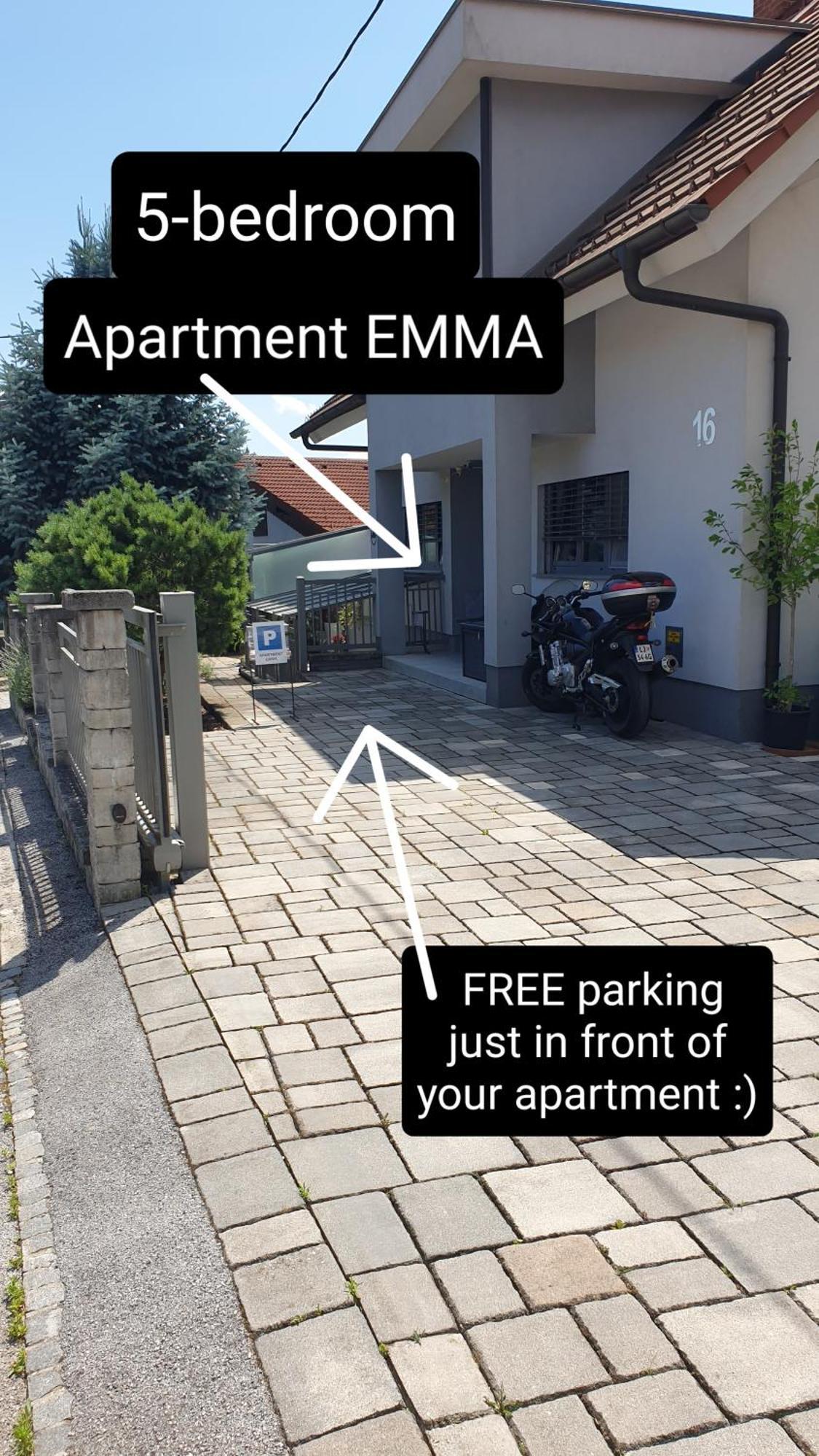Apartment Emma Ljubljana - Free Parking, Ac, Wifi Eksteriør bilde
